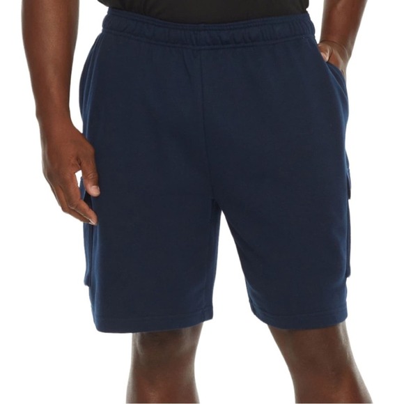 Xersion Other - Xersion Mens Mid Rise Quick Dry Cargo Short Drawstring Waist Size 2XL Navy NWOT